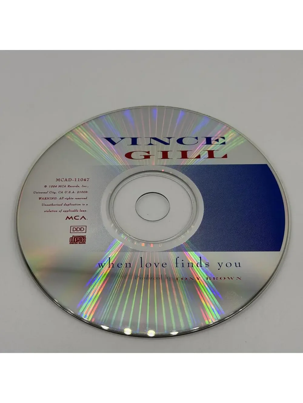 Vince Gill - When Love Finds You (1994) - Audio CD - Country - Picture 2 of 3